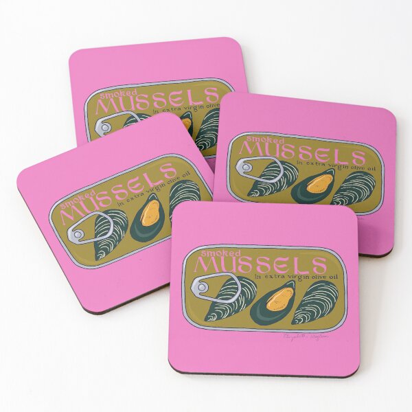 Item preview, Tin of Smoked Mussels designed and sold by Elizabeth Weglein.