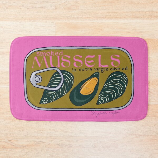 Item preview, Tin of Smoked Mussels designed and sold by Elizabeth Weglein.