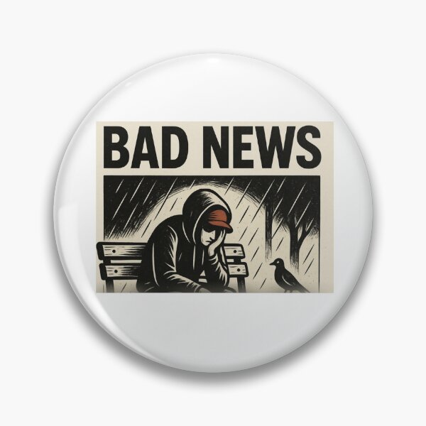 Item preview, BAD NEWS designed and sold by Memetitation.