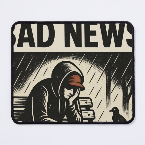 Item preview, BAD NEWS designed and sold by Memetitation.