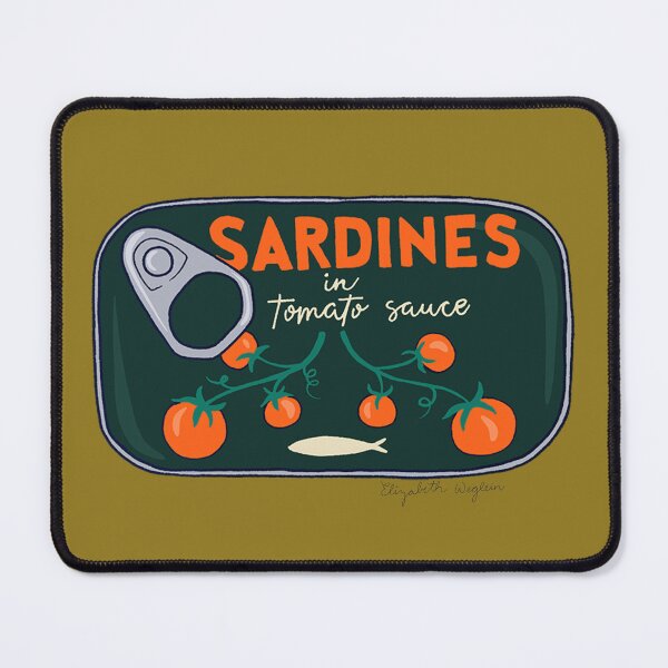 Item preview, Tin of Sardines in Tomato sauce designed and sold by Elizabeth Weglein.