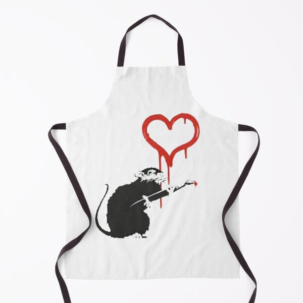 Item preview, Banksy Rat with Heart - Expressive Graffiti Tee designed and sold by GL!TCH LAB.