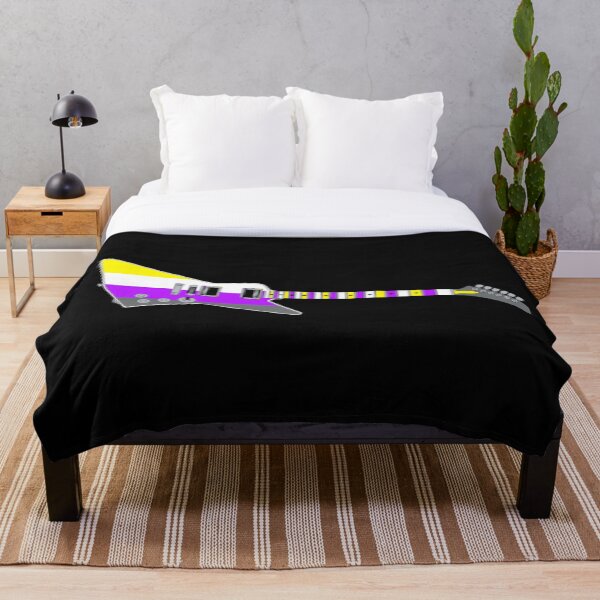 Item preview, Nonbinary Pride Electric Guitar Pride Month Metalhead Design designed and sold by skye-studio.