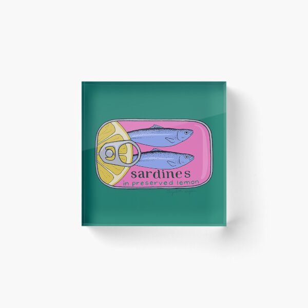 Item preview, Tin of Sardines in Preserved Lemon designed and sold by Elizabeth Weglein.
