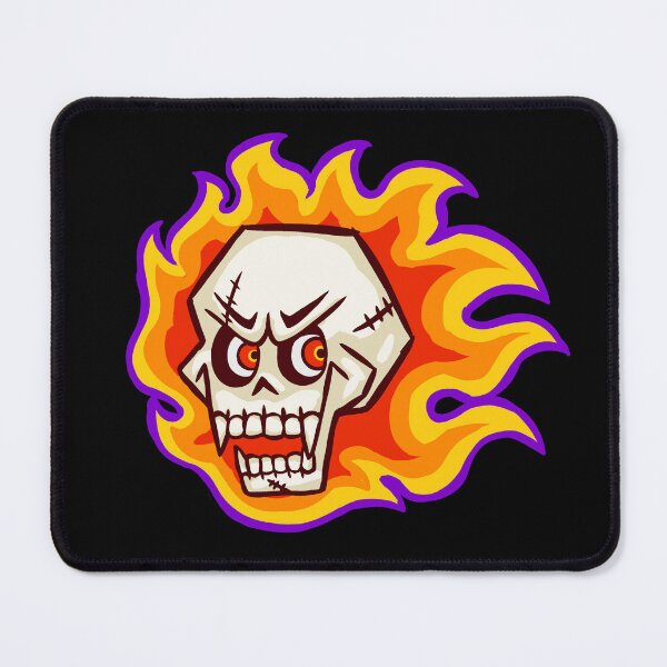 Item preview, FIRE SKULL (TOTALLY EPIC AND AWESOME) designed and sold by CreamyLeg.