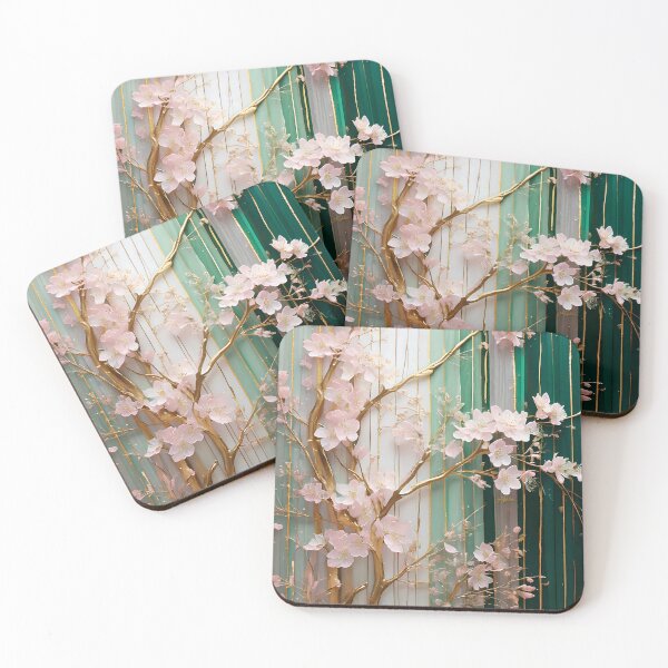 Item preview, Blooming Cherry Blossoms Wall Art designed and sold by Lee Hiller Designs.