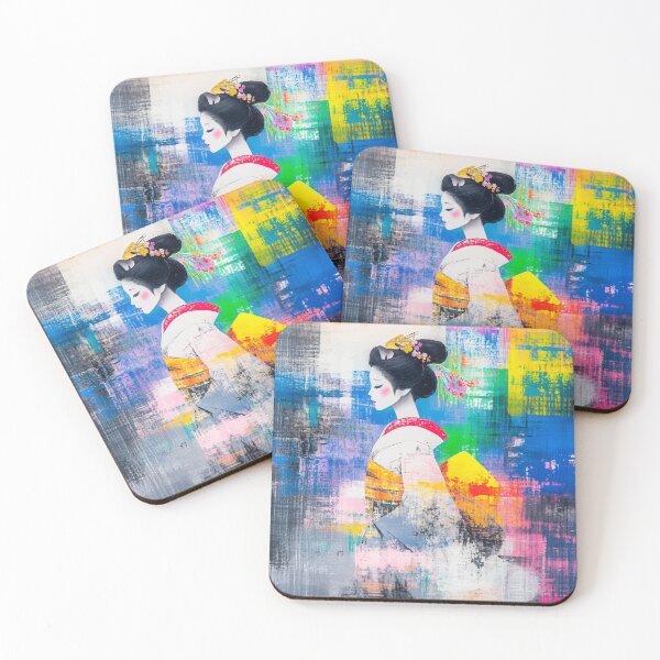 Item preview, Mystical Geisha in a Dreamlike Japan designed and sold by Moss and Moon Studio.
