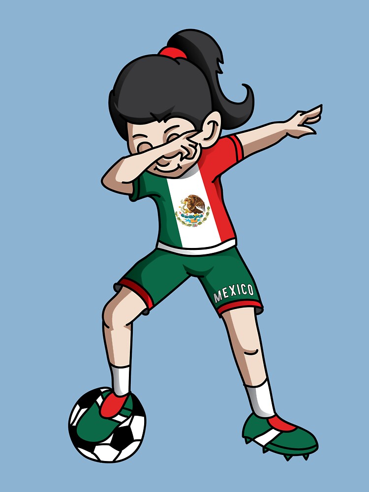 Dabbing Fox Mexico Soccer Fans Jersey Mexican Football Lover