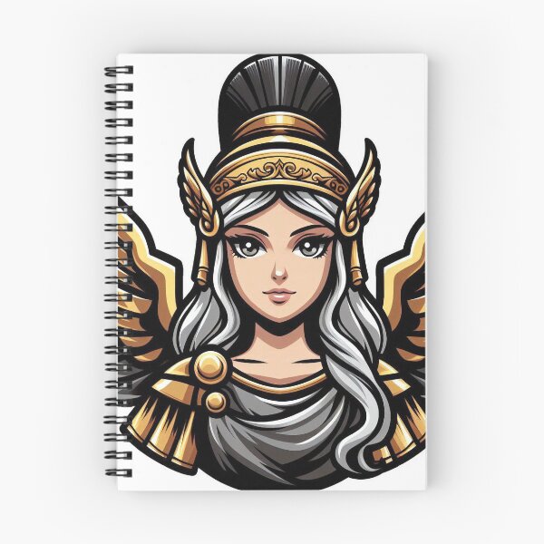 Item preview, Athena & the Owl – Urban Cartoon Mythology designed and sold by Roberta Calabrese.