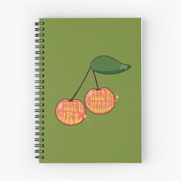 Item preview, I'm just a girl, I need my cherries! designed and sold by Emily D'Amato.