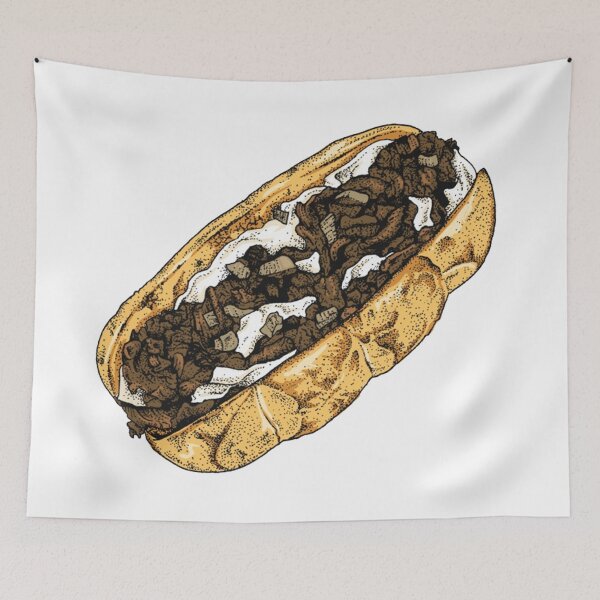 Artikelvorschau, Philly Cheesesteak entworfen und verkauft von Elizabeth Weglein.