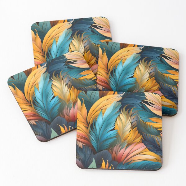 Item preview, Exotic colorful palm leaves  designed and sold by Jirka Svetlik, Studio Illuvision.