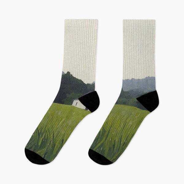 Item preview, Gabon landscape | Post-impressionist painting style designed and sold by ComicsFactory.