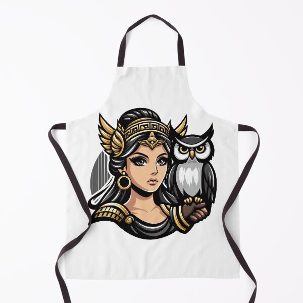 Item preview, Athena & the Owl – Urban Cartoon Mythology designed and sold by Roberta Calabrese.
