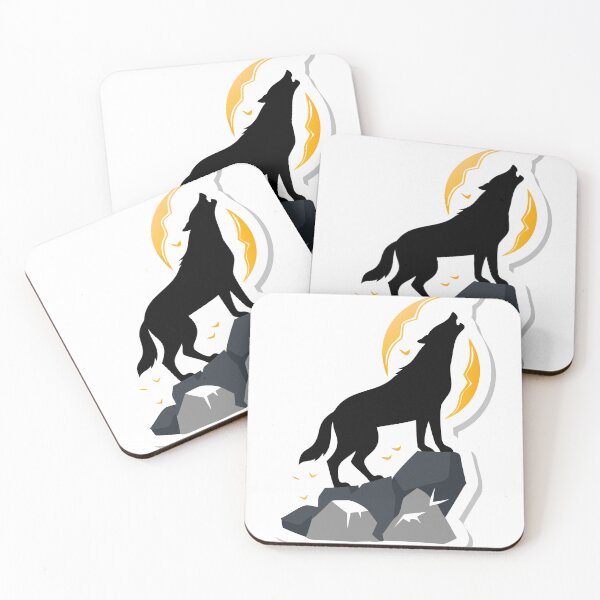 Item preview, Rocky Landscape with Crescent Moon and Bird Silhouettes designed and sold by Creative88Art.