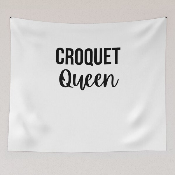 Item preview, Croquet Queen cute funny Croquet player humor designed and sold by snowry.