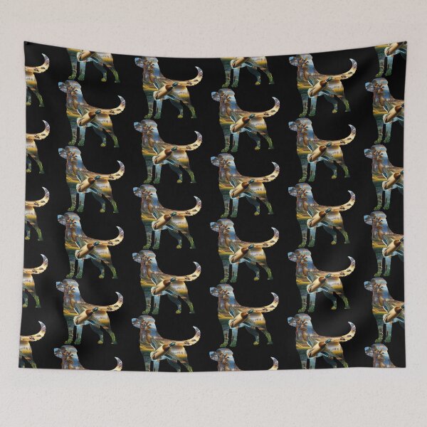 Item preview, Labrador Retriever Silhouette with Flying Mallards and Wood Ducks designed and sold by LifeCrush.