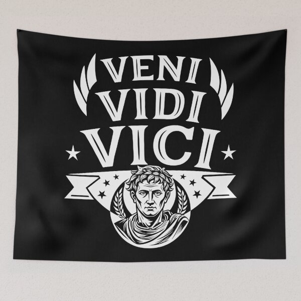 Item preview, Celebrate Victory Veni Vidi Vici Julius Caesar designed and sold by AntiqueImages.