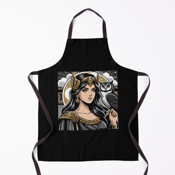 Item preview, Athena & the Owl – Urban Cartoon Mythology designed and sold by Roberta Calabrese.