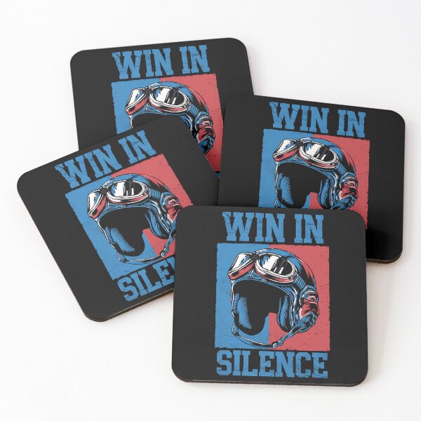 Item preview, Win in Silence Aviator Helmet T-Shirt - Vintage Motivational Graphic Tee designed and sold by FocusedPatterns.