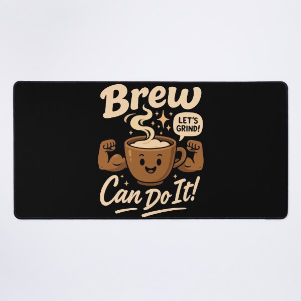 Item preview, Brew Can Do It Coffee Motivation Quote designed and sold by creaty-designs.