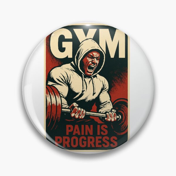 Item preview, GYM - PAIN IS PROGRESS designed and sold by BroShirtStore.