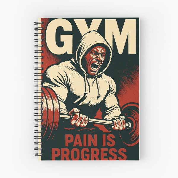 Item preview, GYM - PAIN IS PROGRESS designed and sold by BroShirtStore.