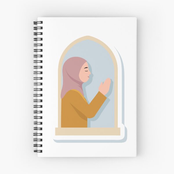 Item preview, Minimalist Illustration of a Woman in a Pink Hijab in Profile View designed and sold by Creative88Art.