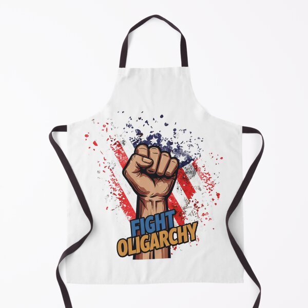 Item preview, Stylized Clenched Fist Against American Flag – Stand Against Oligarchy & Fight for Justice designed and sold by Colorful-Garden.