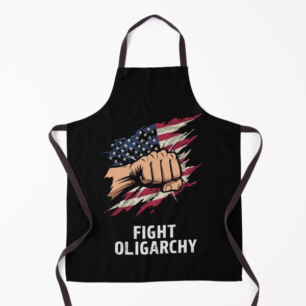 Item preview, Stylized Clenched Fist Against American Flag – Stand Against Oligarchy & Fight for Justice designed and sold by Colorful-Garden.