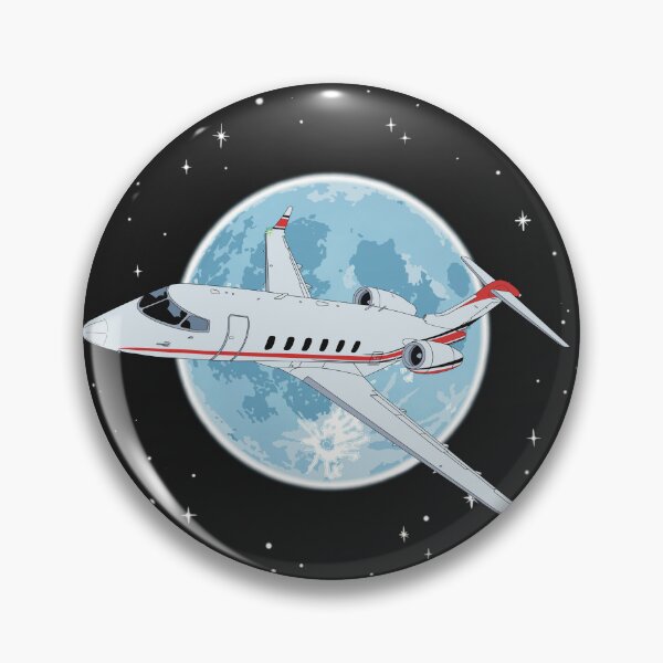 Item preview, Bombardier Challenger 350 Jet Night Flight Aviation Design   designed and sold by skye-studio.