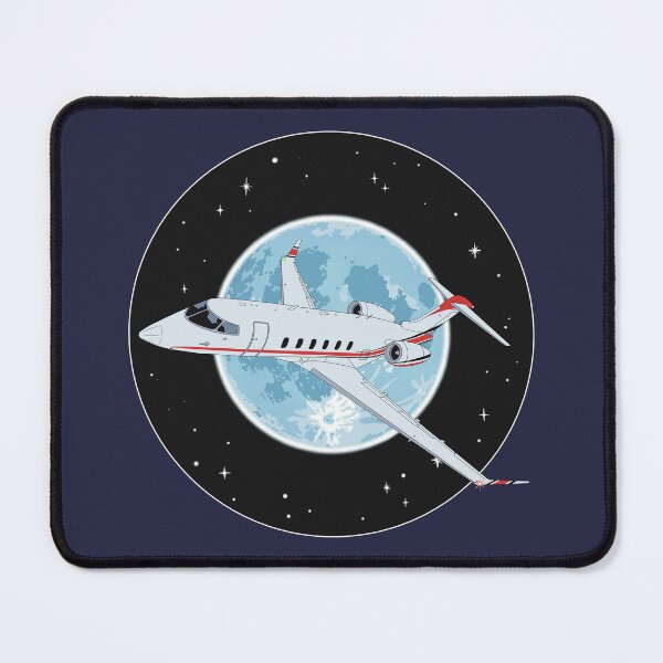 Item preview, Bombardier Challenger 350 Jet Night Flight Aviation Design designed and sold by skye-studio.