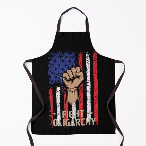 Item preview, Stylized Clenched Fist Against American Flag – Stand Against Oligarchy & Fight for Justice designed and sold by Colorful-Garden.