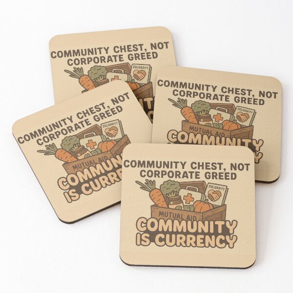 Item preview, Community Over Corporations designed and sold by Neon Afterthoughts.