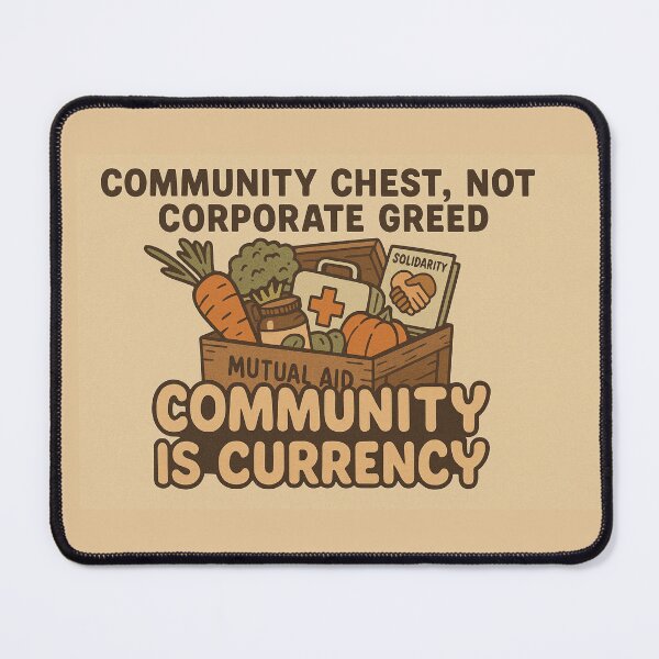Item preview, Community Over Corporations designed and sold by Neon Afterthoughts.