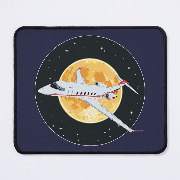 Item preview, Bombardier Challenger 350 Jet Night Flight Aviation Design designed and sold by skye-studio.
