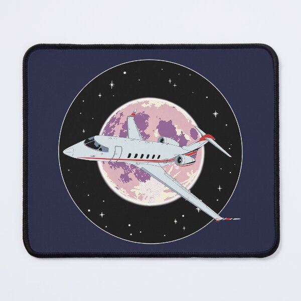 Item preview, Bombardier Challenger 350 Jet Night Flight Aviation Design designed and sold by skye-studio.