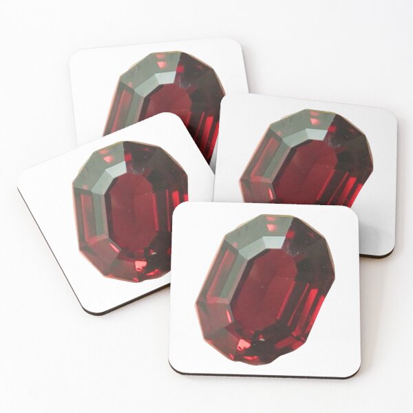 Item preview, Oval red zircon. designed and sold by di-Vera-Rosati.