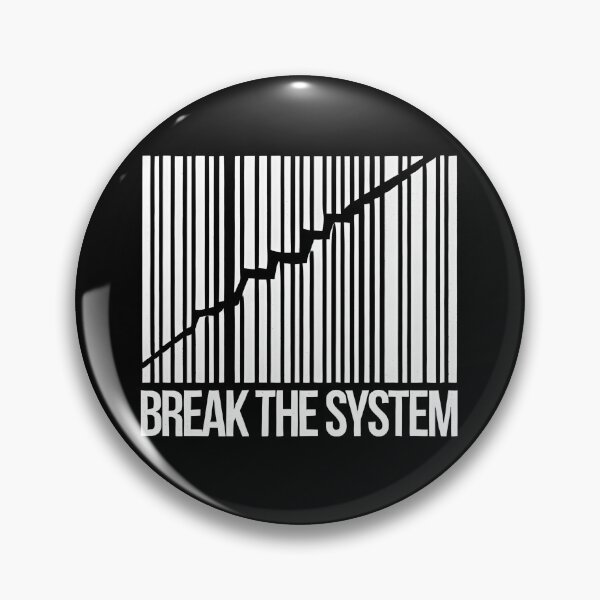 Item preview, Break the System- Bar Code Design designed and sold by FocusedPatterns.
