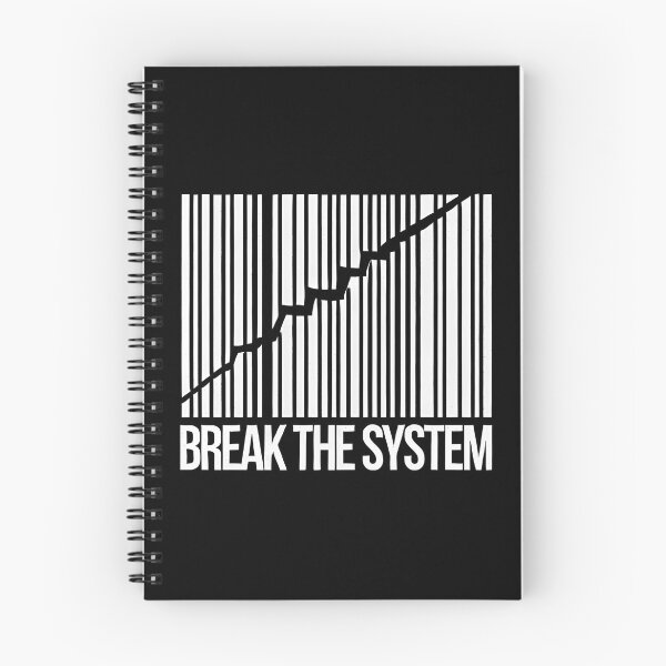 Item preview, Break the System- Bar Code Design designed and sold by FocusedPatterns.