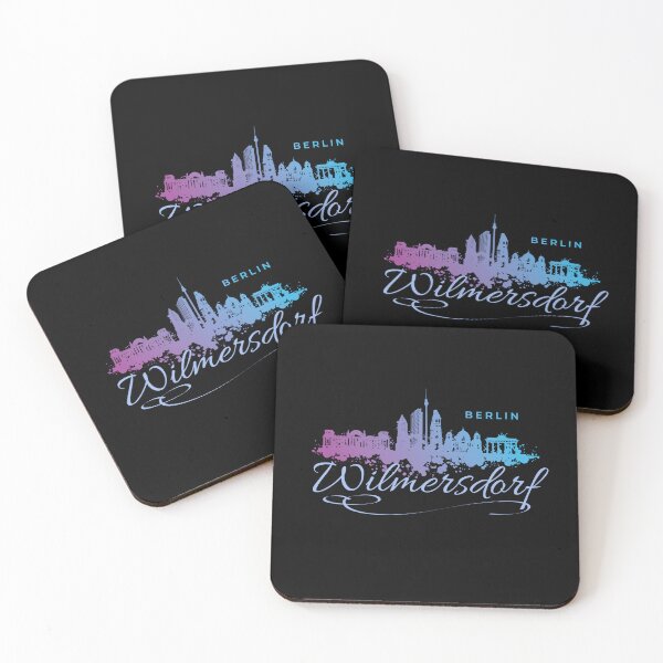 Item preview, Berlin skyline with Wilmersdorf lettering designed and sold by Ecmoprints.