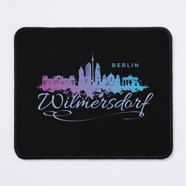 Item preview, Berlin skyline with Wilmersdorf lettering designed and sold by Ecmoprints.
