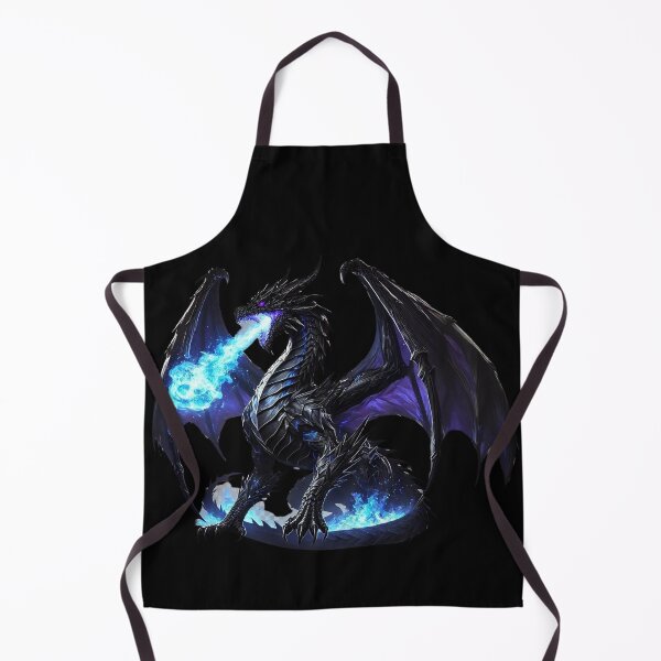 Item preview, Dragons breathing fire - Black Dragon designed and sold by Fantasy-Vibes.