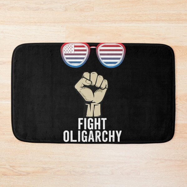 Item preview, Stylized Clenched Fist Against American Flag – Stand Against Oligarchy & Fight for Justice designed and sold by Colorful-Garden.