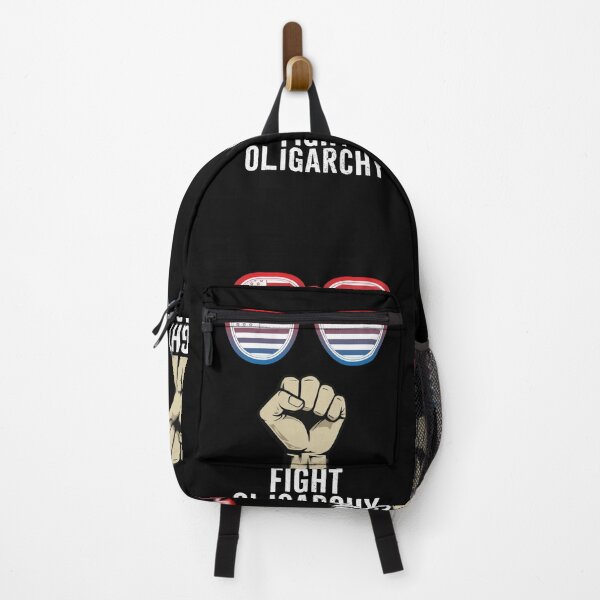 Item preview, Stylized Clenched Fist Against American Flag – Stand Against Oligarchy & Fight for Justice designed and sold by Colorful-Garden.