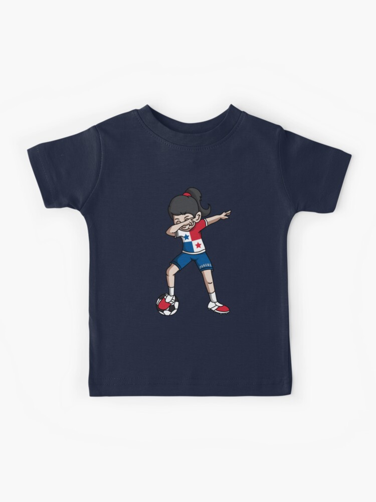 Zazzle Dabbing Dog Panama Soccer Fans Panamanian Flag Foo T-Shirt, Men's, Size: Adult S, Black