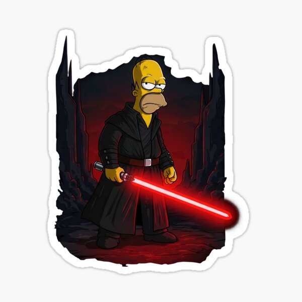 Artikel-Vorschau von Lord Homer von der dunklen Seite, designt und verkauft von HardDraw.
