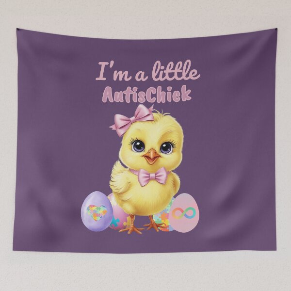 Item preview, AutisChick Easter Cute Autism Awareness Chick Design designed and sold by Grade A Gifts.