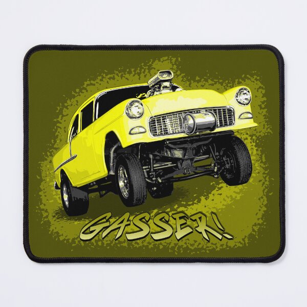 Item preview, Yellow 55 Chevy Gasser designed and sold by Glenn Mueller.