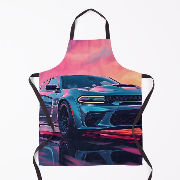 Item preview, Gunmetal Grey Dodge Charger SRT – Pop Art Edition designed and sold by AutoPopStudio.